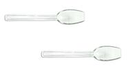 Conj 2 COLHERES Para INGREDIENTES, BUFFET, SORVETERIA, AÇAÍ Transparente 21 cm SB