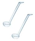Conj 2 conchas para servir transparente policarbonato 21,6 cm cambro