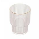 Conj. 2 Copos Baixos de Cristal c/ Fio de Ouro Lines 220ml - Wolff Conj. 2 Copos Baixos de Cristal c/ Fio de Ouro Lines 220ml - Wolff