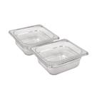 CONJ 2 CUBAS Gastronômicas Em POLICARBONATO GN 1/6x65 mm 900 ml Sem TAMPA CAMBRO