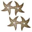 Conj 2 descanso de panelas travessa estrela do mar 1 mdf 22cm