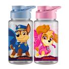 Conj 2 Garrafinhas De Agua Decorada 500ml Patrulha Canina