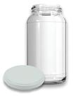 Conj 2 pote 800 ml tampa de metal - GIGANTE DO ABC