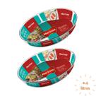 Conj 2 Travessa Oval Vidro 2,4L Nadir Forno Freezer Sempre Conj 2 Travessa Oval Vidro 2,4L Nadir Forno Freezer Sempre
