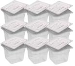 Conj 21 Cuba Gastronômica Policarbonato GN 1/6X100 mm 1,5L com tampa CAMBRO