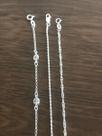 Conj. 3 Pulseira Prata 925 Ponto Luz Cordão Baiano Singapur