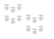 CONJ 30 CUBAS Gastronômicas Em POLICARBONATO GN 1/6X100 mm 1,5 Litros + 30 TAMPAS 1/6 Em POLI Com Abertura Para COLHERES CAMBRO CONJ 30 CUBAS Gastronômicas Em POLICARBONATO GN 1/6X100 mm 1,5 Litros + 30 TAMPAS 1/6 Em POLI Com Abertura Para COLHERES CAMBRO