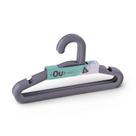 Conj 4 Mini Cabides Light Fechado Martiplast Ou- Chumbo