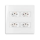 Conj 4 Tomadas de 10A Separado 4x4 Branco Infiniti