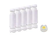 Conj 5 Bisnagas 710 ml (24 Oz) FIFO Bootle Canadá Original Bico NSF Com Válvula Removível AMARELA Para Molhos e Caldas de Consistência MÉDIA