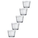 Conj. 5 Tigelas De Vidro Americano 350ml C/Tampa Nadir Conj. 5 Tigelas De Vidro Americano 350ml C/Tampa Nadir