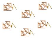 CONJ 6 Kits Geométricos do Professor Mdf Com 6 Réguas 60 cm, 6 Compassos Para Quadro Branco, 6 Esquadros 30/60º, 6 Esquadros 45º e 6 Transferidores 18