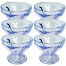 Conj 6 taça de sorvete colegial sobremesa acrílico 150ml