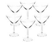 Conj 6 Taças Bohemia Titanium Colibri Martini 280ml