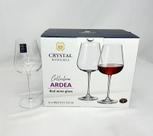Conj 6 Taças Cristal Ardea Bohemia 450ml vinho branco ou tinto Titanium Conj 6 Taças Cristal Ardea Bohemia 450ml vinho branco ou tinto Titanium