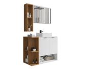 Conj Banheiro Gabinete Ibiza Branco Naturalle 2076116 Bechara