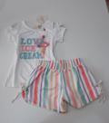 Conj Blusa/shorts Tam 6 Conj Blusa/shorts Tam 6