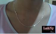 Conj. Colar E Pulseira Fem. Prata Maciça 925 Coração Conj. Colar E Pulseira Fem. Prata Maciça 925 Coração