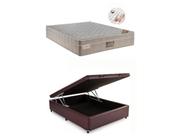 Conj. Colchão Ortobom Airtech Casal 138x188x30 + Cama Box Baú 138x188