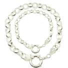 Conj. Corrente Pulseira Elo Portugues Grossa Curto Prata 925 Conj. Corrente Pulseira Elo Portugues Grossa Curto Prata 925