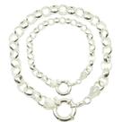 Conj. Corrente Pulseira Elo Portugues Grossa Curto Prata 925 Conj. Corrente Pulseira Elo Portugues Grossa Curto Prata 925