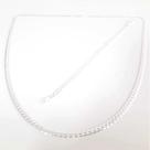 Conj. Corrente Pulseira Grumet 50 Cm Prata Legítima 925 Conj. Corrente Pulseira Grumet 50 Cm Prata Legítima 925