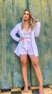 Conj crooped manga longa c/short Conj crooped manga longa c/short
