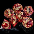 Conj. de Dados Tema "O Senhor dos Anéis" - Vermelho DR- RPG Conj. de Dados Tema "O Senhor dos Anéis" - Vermelho DR- RPG