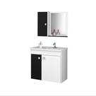 Conj Gabinete Munique Bechara Branco Preto 2074286 Banheiro