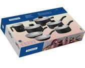 Conj Panelas Aluminio 7 Pcs Linz Preta-tramontina