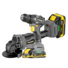 Conj. Parafusadeira e Furadeira 21V + Esmerilhadeira 21V Motor Tipo Brushless