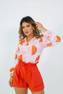 Conj.short box blusa manga longa Conj.short box blusa manga longa