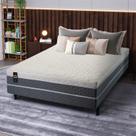 Conjugado Casal Dallas D28 Ortopédico 138x188x56 Cinza Conjugado Casal Dallas D28 Ortopédico 138x188x56 Cinza