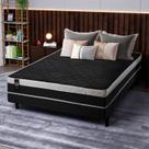 Conjugado Casal Dallas D28 Ortopédico 138x188x56 Preto Conjugado Casal Dallas D28 Ortopédico 138x188x56 Preto