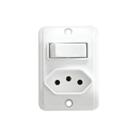 Conjugado Retangular Tomada 20a Interruptor Externo Pezzi