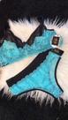 Conjuntinho Plus Size Lelita Azul e Preto