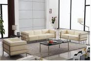 Conjunto 01 Sofá Lc3 E 01poltrona Le Corbusier