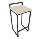 Conjunto 02 Banquetas Pietra Suede Bege