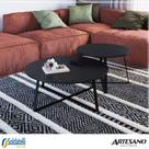 Conjunto 02 mesas de centro 60cm e 80cm 27960 várias cores - artesano