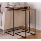 Conjunto 02 Mesas Laterais 27895 Linha Complementos Vermont Preto Fosco Artesano