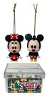 Conjunto 02 Ornamentos Enfeites Para Árvore De Natal 3d Casal Personagem Desenho Boneca Minnie Vermelha E Boneco Mickey Mouse Decoração Conjunto 02 Ornamentos Enfeites Para Árvore De Natal 3d Casal Personagem Desenho Boneca Minnie Vermelha E Boneco Mickey Mouse Decoração