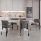 Conjunto 04 Cadeiras de Jantar Blake Tecido City Est.Preta
