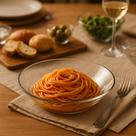 Conjunto 04 Pratos Fundos Vidros Milly - 22CM kit Mesa Posta para Jantar Almoço Casa Restaurante