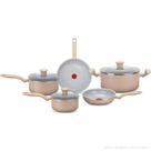 Conjunto 05 Panelas Ceramic Light Sand 2100137880 Rochedo