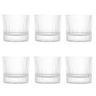 Conjunto 06 Copos Água/Whisky de Cristal 300 ml Lines Wolff