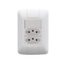 Conjunto 1 Interruptor e 2 Tomadas 20A Aria Tramontina Conjunto 1 Interruptor e 2 Tomadas 20A Aria Tramontina