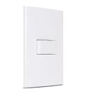 Conjunto 1 Interruptor Paralelo 4x2 Branco Sleek Margirius Conjunto 1 Interruptor Paralelo 4x2 Branco Sleek Margirius