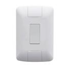 Conjunto 1 Interruptor Paralelo Aria 4x2 Branco 6a 250v