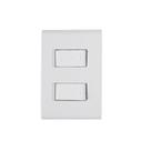 Conjunto 1 Interruptor Simples + 1 Interruptor Paralelo 4x2 Tramontina Liz Conjunto 1 Interruptor Simples + 1 Interruptor Paralelo 4x2 Tramontina Liz