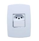 Conjunto 1 Interruptor Simples + 1 Tomada 20a Perola 1803221